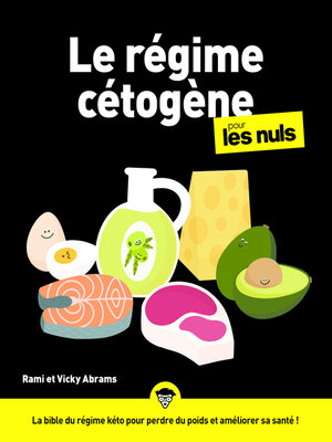 cover image of Le régime cétogène pour les Nuls, grand format